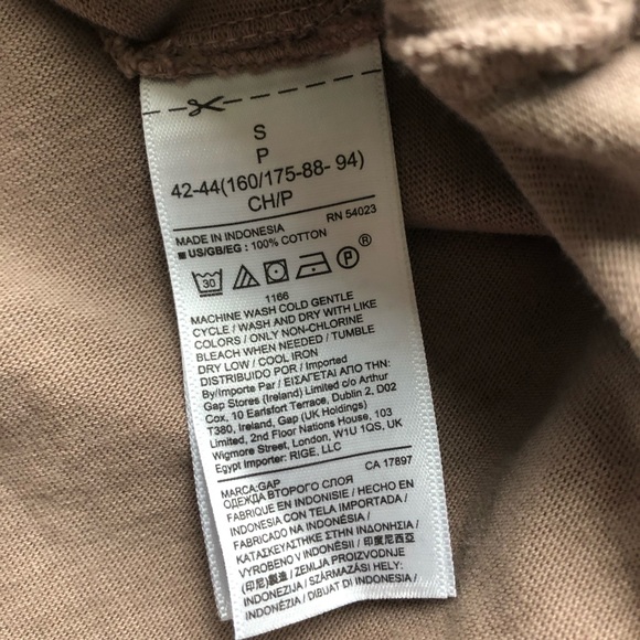 GAP SWEATSHIRT DRESS BUNDLE: mauve/tan and black - Picture 4 of 5
